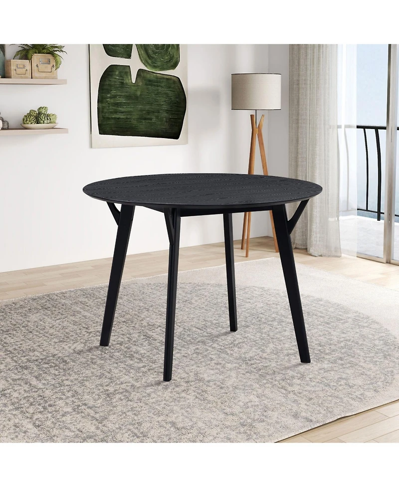 Streamdale Furniture 42" Compact Dining Table Round Wood Table for 4
