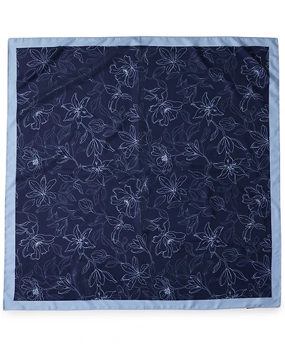 Steve Madden Sketch Floral Voile Square Scarf