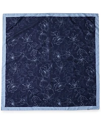 Steve Madden Sketch Floral Voile Square Scarf