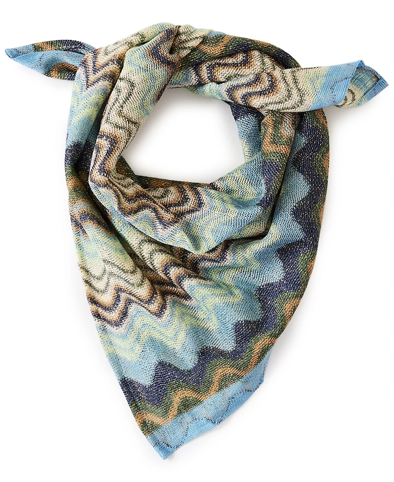 Steve Madden Wavy Shimmer Square Scarf