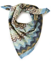 Steve Madden Wavy Shimmer Square Scarf