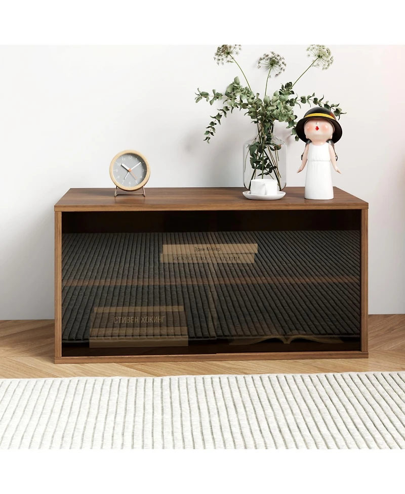 Streamdale Furniture + 24"x12"x30" + Engineered Wood + Stackable Mounted + Storage Cabinet