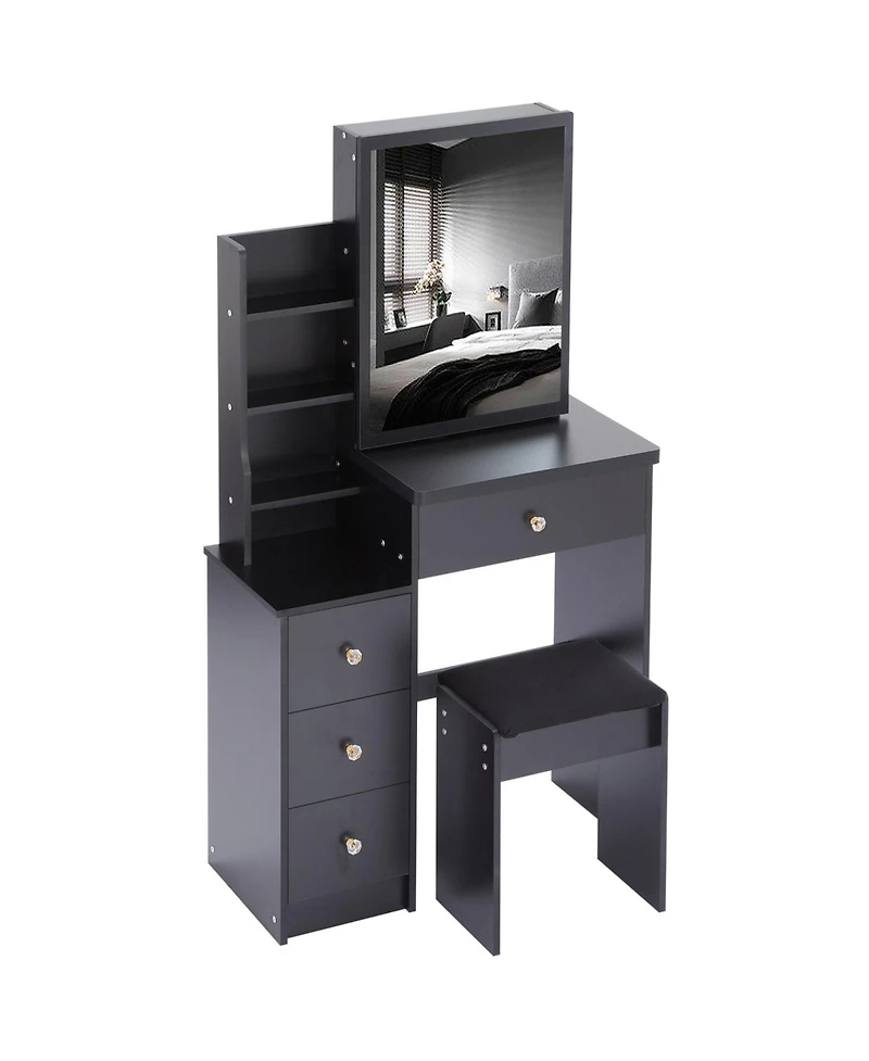 Streamdale Compact Left-Facing Vanity with Storage