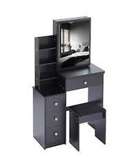 Streamdale Compact Left-Facing Vanity with Storage