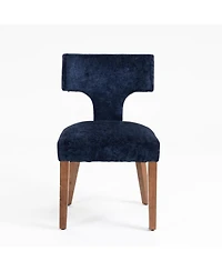 Streamdale Furniture Streamdale Mid Century Modern Blue Dining Chairs (Set of 2 )