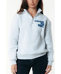 Colourful Rebel Women's Uni Bold Logo Relaxed Zip Sweat