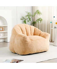 Streamdale Furniture Bean Bag Sofa Chair with Armrests