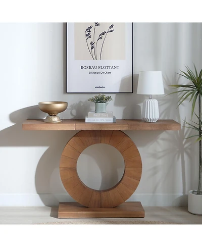 Streamdale Furniture Modern Minimalist Wooden Console Table