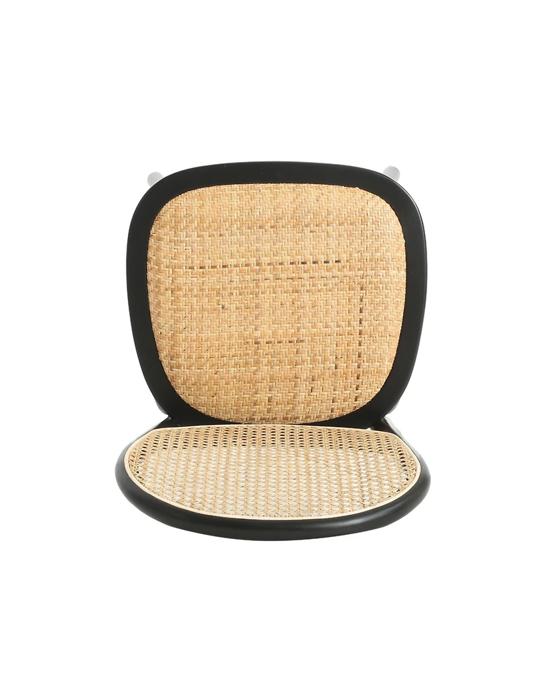 Streamdale Furniture Rattan Dining Chairs (Set of 2) - Vintage Style, No Assembly