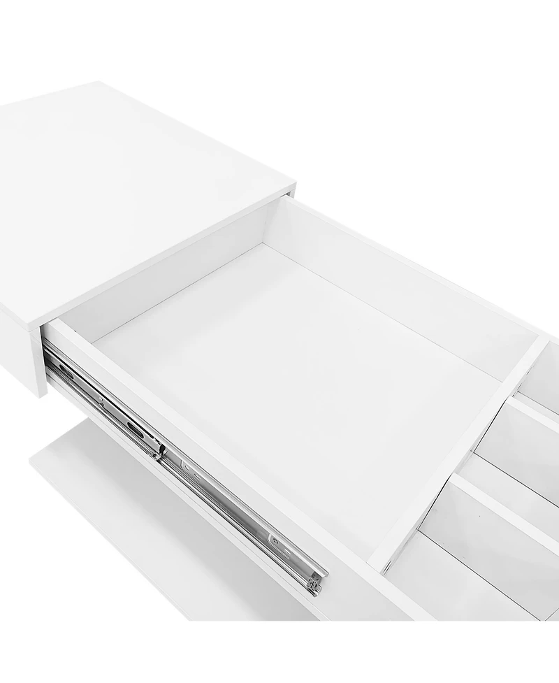 Streamdale Furniture Extendable Coffee Table w/ Hidden Storage