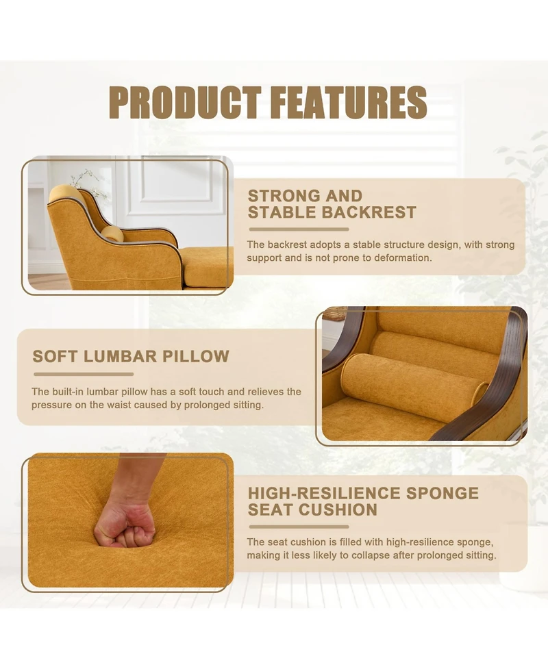 Streamdale Furniture Oversized Chaise Lounge Indoor Sofa Bed