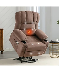 Streamdale Furniture Streamdale Electric Massage Lift Chair w/ Heat & Vibration, Usb, Lay Flat