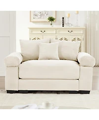 Streamdale Furniture Oversized Cloud Modular Sectional Couch, Soft Corduroy