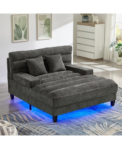 Streamdale Furniture Modern Chaise Lounge Sofa Bed