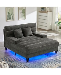 Streamdale Furniture Modern Chaise Lounge Sofa Bed