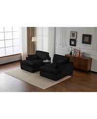 Streamdale Furniture Streamdale Double Chaise Lounge Sleeper Sofa Bed