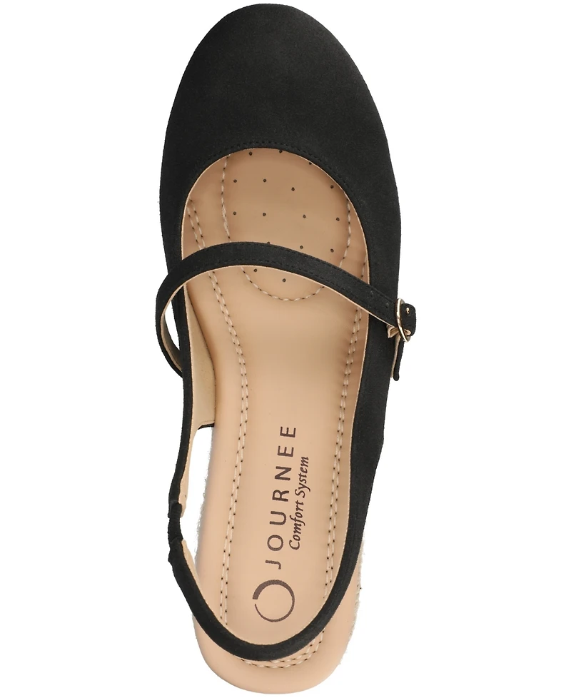 Journee Collection Women's Asmyna Wedge Sandals