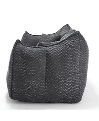 Streamdale Furniture Plush Beanbag Sofa with Foam Core for Two