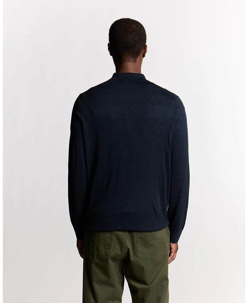 Lyle & Scott Men's Long Sleeve Cable Knitted Shirt