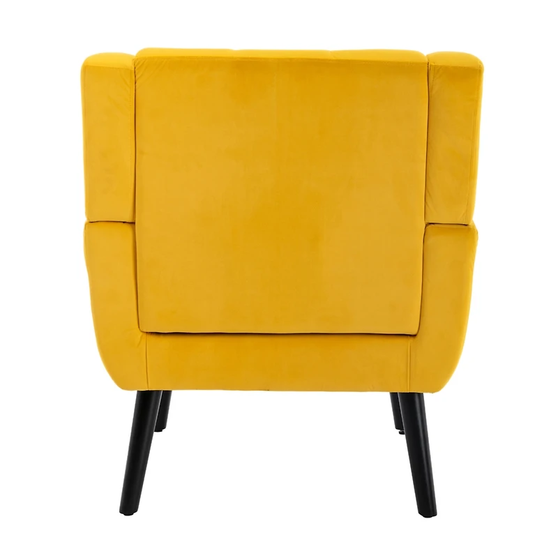 Simplie Fun Modern Soft Velvet Material Ergonomics Accent Chair Living Room Chair Bedroom Chair Home Chair