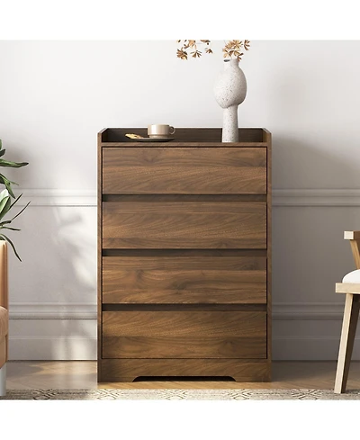 Streamdale Furniture 4 Drawer Waterproof Dresser - Modern Wooden Cabinet