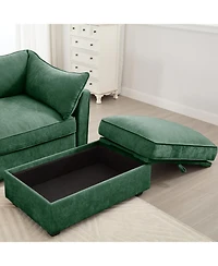 Streamdale Furniture Chenille Sofa with Storage- Modern Design, Multiple Sizes