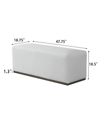 Streamdale Furniture Simple and elegant footstool-Unlock a new experience of comfortable home