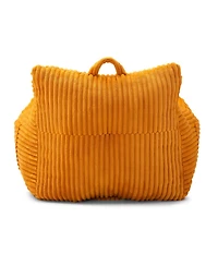 Streamdale Furniture Giant Yellow Plush Bean Bag Chair with Footstool