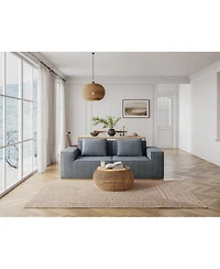 Streamdale Furniture Belfin Modular Sectional Sofa Bed - Chenille Fabric Gary