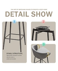 Streamdale Furniture Streamdale Modern Swivel Bar Chairs