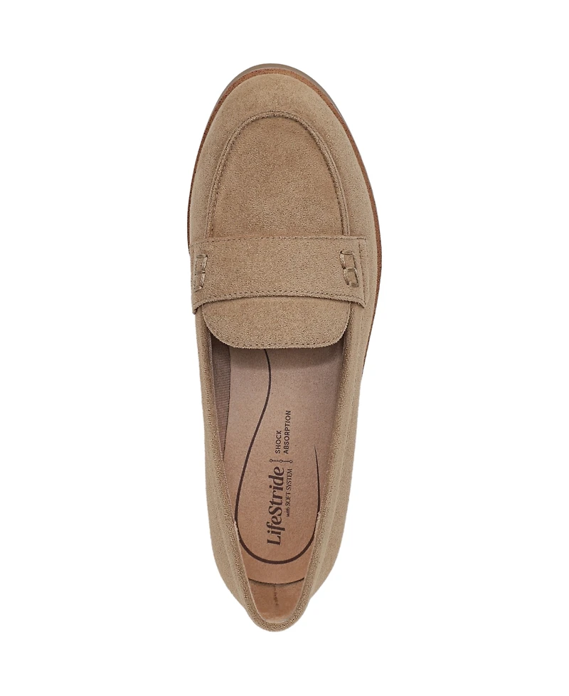 LifeStride Women's Zee Slip On Penny Loafers