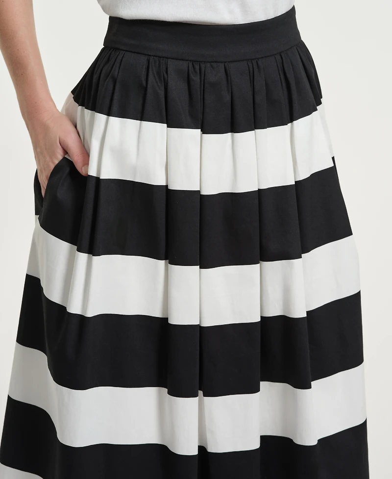 Isaac Mizrahi Women's Printed Maxi Skirt