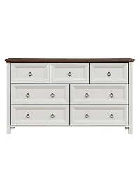 Streamdale Furniture Rustic 7-Drawer Wood Dresser