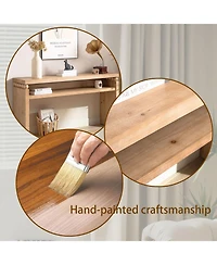 Streamdale Furniture Rustic Console Table with Shelf