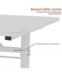 Streamdale Furniture + Adjustable Height + Wood/Metal (if applicable) + Compact Design + Study Desk