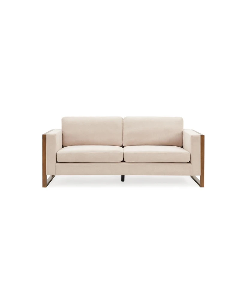 Streamdale + 79" Solid Wood Modern Design Sofa