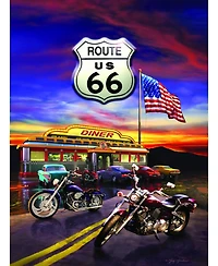 SunsOut Route 66 Diner 1000 piece Jigsaw Puzzle for Adults