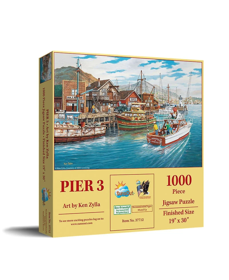 SunsOut Pier 3 1000 piece Jigsaw Puzzle for Adults