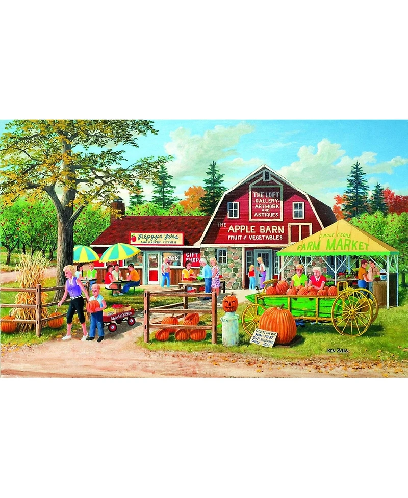 SunsOut Harvest Market 550 piece Jigsaw Puzzle for Adults Halloween