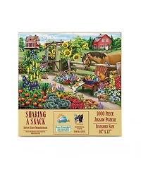 SunsOut Sharing a Snack 1000 piece Jigsaw Puzzle for Adults