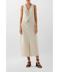 Scalpers Women's Denim Stripes Skirt