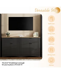 Streamdale Furniture Farmhouse Entertainment Center for 70