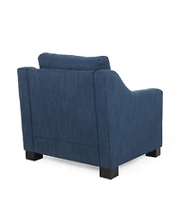 Streamdale Furniture Contemporary Beige Fabric Upholstered Club Chair