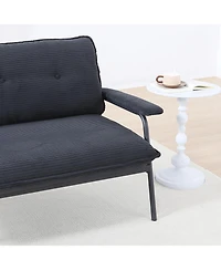 Streamdale Furniture 53" Black Sofa - Small Apartment Living