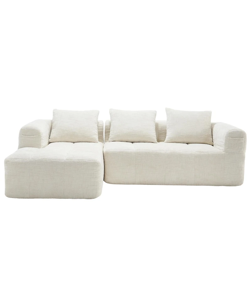 Streamdale Furniture Streamdale Modular Sectional Sofa with Chaise & Side Pockets