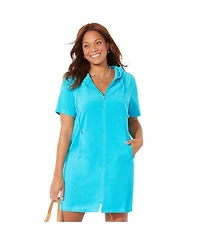 Swimsuits for All Women's Alana Terry Cover Up Hoodie