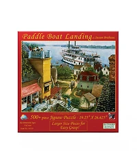 Paddle Boat Landing 500 piece Jigsaw Puzzle for Adults Large Pieces