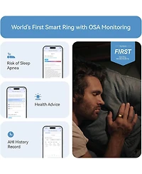 RingConn Gen 2 Smart Ring Size 9 Gold 0943 Fitness Trackers