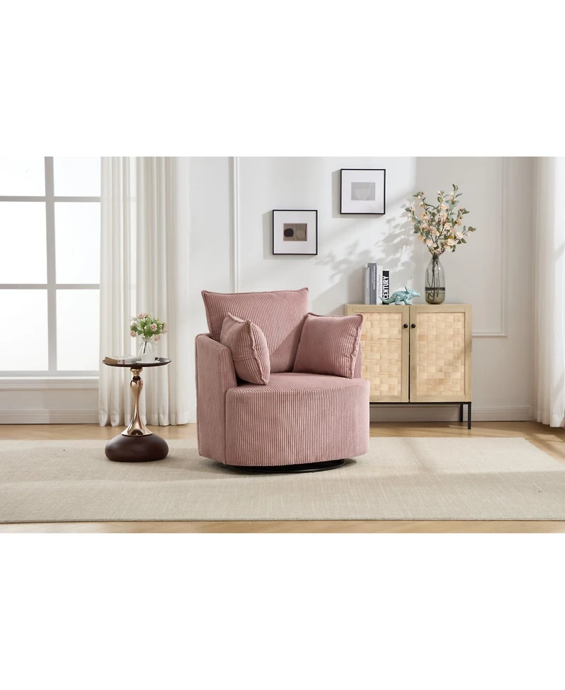 Streamdale Furniture 360 Rotation, Modern Style Swivel Chair