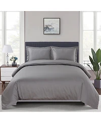 100% Viscose from Bamboo Duvet Cover Set, Full/Queen